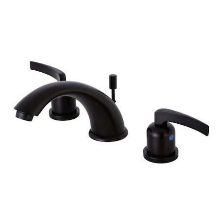 Kingston Brass KB8965EFL 8" Widespread Bathroom Faucet, Oil Rubbed Bronze KB8965EFL